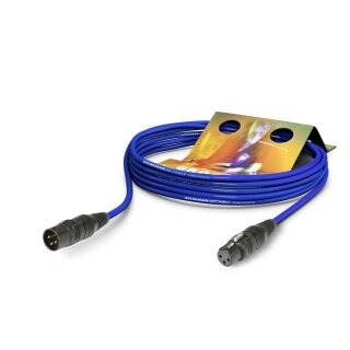 SOMMER CABLE AES / EBU / DMX512 Binary 234 AES/EBU MKII, 2  x  0,34 mm² | XLR / XLR, HICON 2,50m | blau