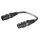 SOMMER CABLE Sommer cable  Adapterkabel | XLR 3-pol female/XLR 5-pol male gerade 0,25m | schwarz
