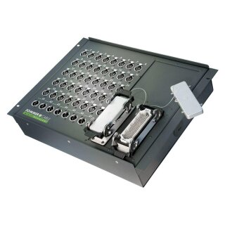 SOMMER CABLE BLACKBOXX 19" -> Rechteck-MP-Verbinder 40/08 | Zentralmasse | NEUTRIK / 1:1-Übertrager